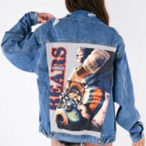 Custom Chicago Bears Jean Jacket